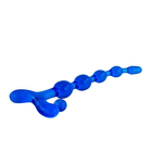 Анальний стимулятор-пробка Baile Bendy Twist колір блакитний (02618008000000000) - зображення 3