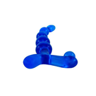 Анальный стимулятор-пробка Baile Bendy Twist цвет голубой (02618008000000000) - изображение 5