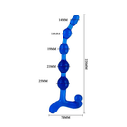 Анальний стимулятор-пробка Baile Bendy Twist колір блакитний (02618008000000000) - зображення 6