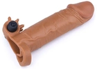 Насадка на пеніс з вібрацією Pleasure X-Tender Series Perfect for 4,5-6 inches Erect Penis колір коричневий (+18914014000000000) - зображення 4