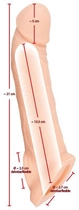 Подовжуюча насадка Nature Skin Penis Sleeve (10819000000000000) - зображення 6