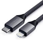 Кабель синхронізації Satechi USB Type-C to Lightning 1.8 м Space Gray (ST-TCL18M)