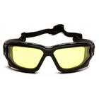 Очки защитные с уплотнителем Pyramex i-FORCE XL (Anti-Fog) желтые - изображение 3
