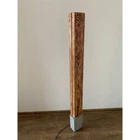Напольный светильник небоскреб из дерева Колонна TOUCH WOOD большая
