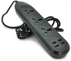 Мережевий фільтр Voltronic ТВ-Т16, 4 розетки + 3 USB, 2 м (2000000197449)