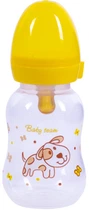 Бутылочка Baby Team с латексной соской 125 мл (1300_собачка)