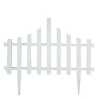 Набор Ограждение для газона Алеана Парканчик (4 в 1), белый 65х55 см