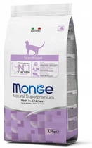 Корм Monge Cat Sterilized для котов всех пород со вкусом курицы и лосося