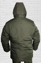 Куртка зимняя до -20 Mavens "Хаки НГУ", с липучками для шевронов, куртка бушлат для охоты и рыбалки, размер 52 - изображение 2