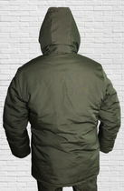 Куртка зимняя до -20 Mavens "Хаки НГУ", с липучками для шевронов, куртка бушлат для охоты и рыбалки, размер 48 - изображение 2