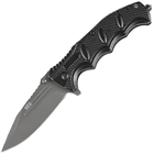 Нож складной SKIF Plus Barracuda (длина: 215мм, лезвие: 91мм), черный - изображение 1