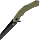 Нож складной SKIF Eagle BSW (длина: 230мм, лезвие: 95мм, черное), оливковый - изображение 1