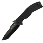 Ніж складаний Kershaw CQC-8K (довжина: 206мм, лезо: 89мм, чорне), чорний - зображення 1