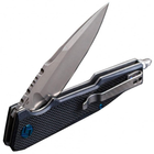 Нож складной Artisan Predator (длина: 223мм, лезвие: 95мм), черный - изображение 3