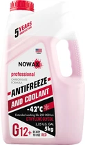 Антифриз Nowax Red G12+ 5 кг Червоний (NX05001)