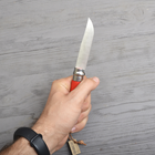 Нож складной Opinel №8 Trekking (длина: 195мм, лезвие: 85мм), красный - изображение 7