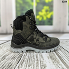 Чоловічі зимові тактичні черевики берці Dago Style хакі з камуфляжем 43 р (27,8 см) 3284 - зображення 5