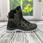 Мужские зимние тактические ботинки берцы Dago Style хаки с камуфляжем 42 р (27 см) 3284 - изображение 5