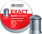 Кулі пневм JSB Diabolo Exact Beast, 4,52 мм , 1,05 гр. (200 шт/уп) - зображення 1