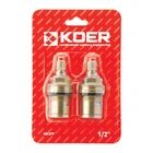 Кранбукси KOER KR.599 КОМПЛЕКТ (2 шт/БЛІСТЕР) кераміка MF-1/2" (AC0528)