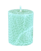 Набор свечей из пальмового воска CandlesBio Palm wax 5,5х7 см 6 штук Изумруд (WP 04 - 55/70) - изображение 2