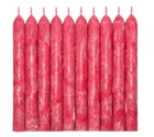 Набор свечей из пальмового воска CandlesBio Palm wax 2х18 см 30 штук Красный (WP 05 - 20/180) - изображение 1