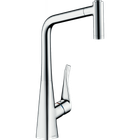 Змішувач Hansgrohe Metris M71 320 2jet кухонний з витяжним виливом Sbox 73801000