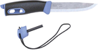 Нож фиксированный Mora Companion Spark (длина: 238мм, лезвие: 104мм) синий - зображення 2