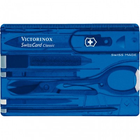 Ніж Victorinox SwissCard Transparent Blue (0.7122.T2) - изображение 3