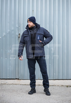 Куртка тактическая FCTdesign зимняя Патрол Софтшелл 58-60 синяя - изображение 2