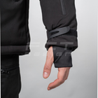 Куртка тактическая FCTdesign зимняя Патрол Софтшелл 60-62 черная - изображение 7