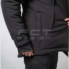 Куртка тактична FCTdesign зимня Патрол Софтшелл 56-58 чорна - зображення 9