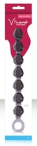Анальний ланцюжок Vivant Pleasure Beads Charcoal колір чорний (13265005000000000) - зображення 1