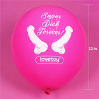 Надувні кулі Lovetoy Super Dick Forever Bachelorette Balloons, 7 шт (22233000000000000) - зображення 5