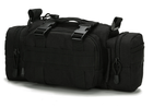 Тактическая универсальная поясная/ наплечная сумочка AA04 RealTactic Черная - изображение 1