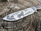 Мисливський ніж Вовк Подарунок чоловікові на свято Новий рік - зображення 2