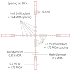 Прицел оптический Hawke Sidewinder 8.5-25x42 SF 20x 1/2 Mil Dot IR, код: 925705 - изображение 3