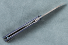 Карманный нож Real Steel E802 horus black/blue-7432 (E802-horusbl/blue-7432) - изображение 6