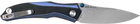 Кишеньковий ніж Real Steel E802 horus black/blue-7432 (E802-horusbl/blue-7432) - зображення 2