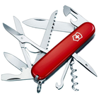 Ніж складний, мультитул Victorinox Huntsman (91мм,15 функцій), червоний 1.3713