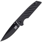 Нож складной Skif G-03BC (длина: 220мм, лезвие: 100мм, черное), черный - изображение 1