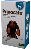Капли от блох и паразитов KRKA Prinocate (Принокат) для собак 4-10 кг 1 мл №3 (3838989723149 / 3838989720735)