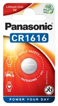 Батарейка літієва Panasonic Lithium Coin CR1616, 3V, блістер 1шт