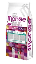 Сухой корм для кошек Monge Cat Hairball со вкусом курицы, кукурузы и риса