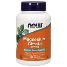 Магній NOW Magnesium Citrate 200mg, 100 таб.