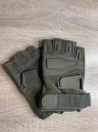 Перчатки тактические беспалые замшевые MFH Protect, цвет койот, M - изображение 8
