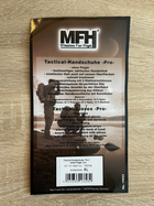 Перчатки тактические беспалые замшевые MFH Protect, цвет олива, XL - изображение 3