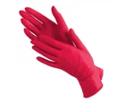 Перчатки нитриловые Medicom SafeTouch Red М красные 4,0 грамм 100 шт (001053) - изображение 1