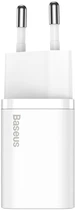 Сетевое зарядное устройство Baseus Super Silicone PD 30W (1Type-C) (EU) White CCSUP-J02