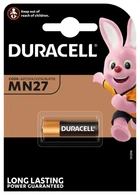 Батарейка лужна Duracell MN27 (27A), 12V, блістер 1шт